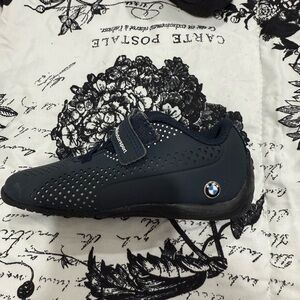 Navy Cycling Shoes with BMW Logo